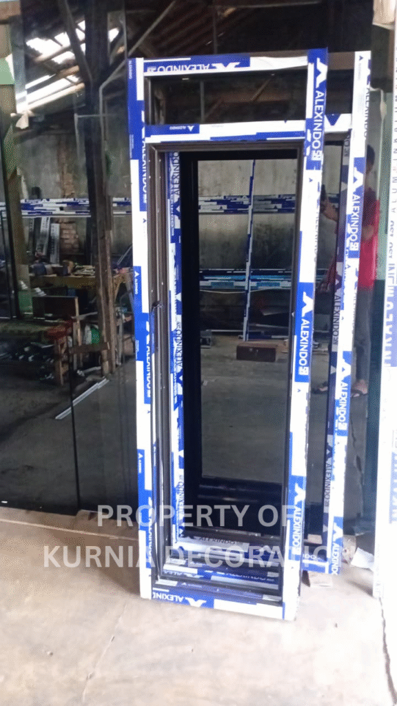 Hasil proyek Kurnia Decoration – spesialis aluminium, kaca, dan interior modern