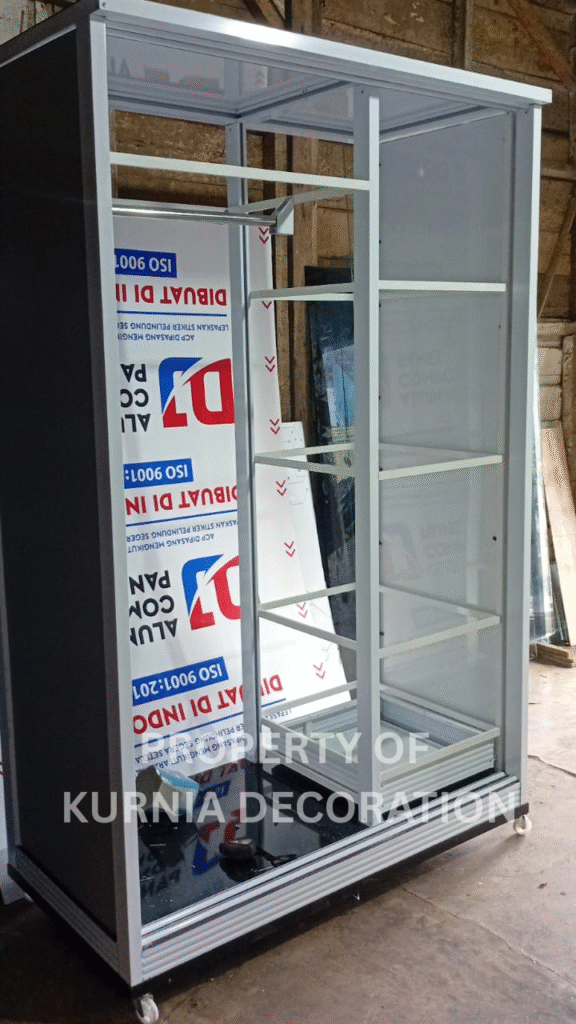 Hasil proyek Kurnia Decoration – spesialis aluminium, kaca, dan interior modern